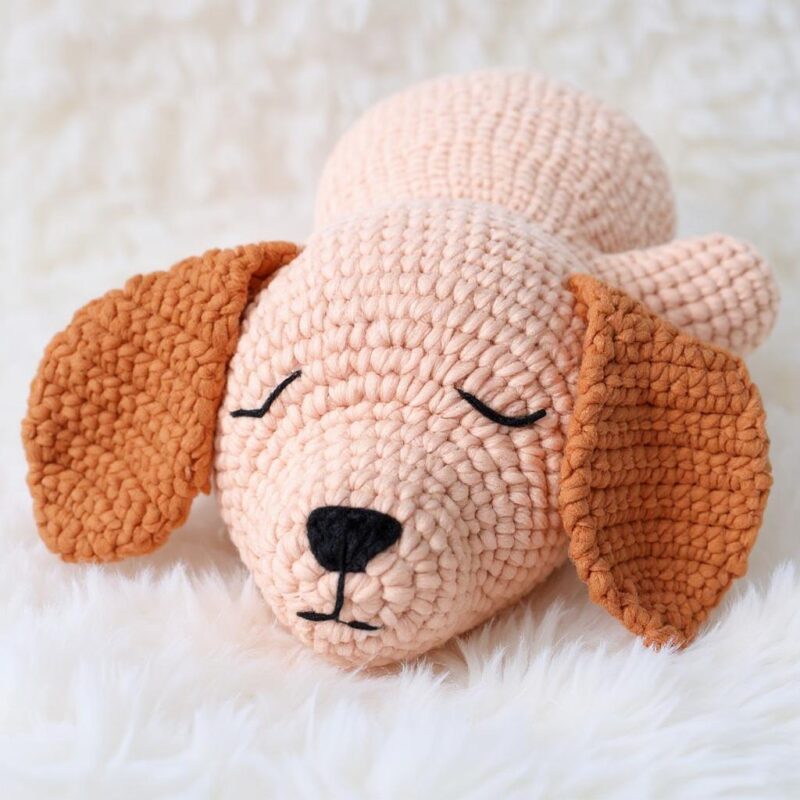 Golden Retriever Amigurumi Crochet Pattern - Adorable DIY Stuffed Animal Toy - Instant Download PDF - Image 3