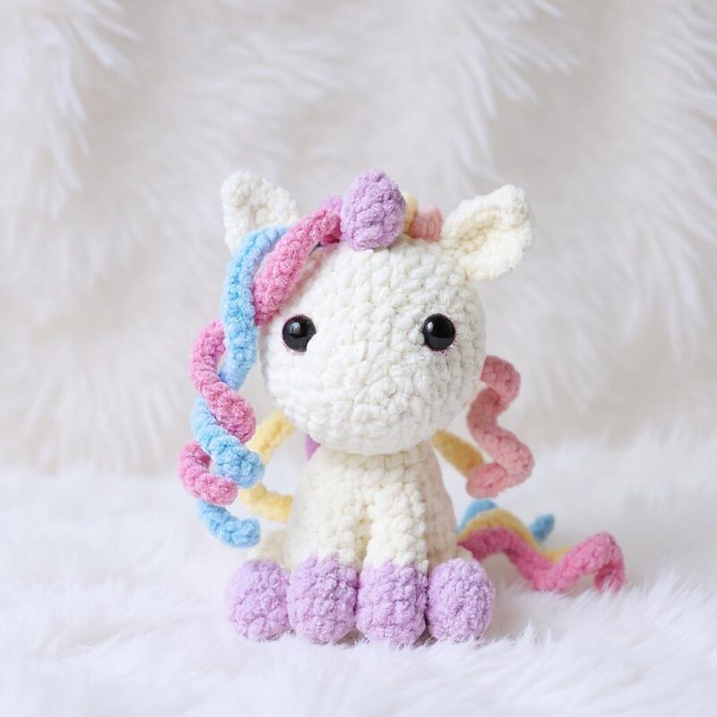 Unicorn Amigurumi Crochet Pattern - Adorable DIY Stuffed Animal Toy - Instant Download PDF