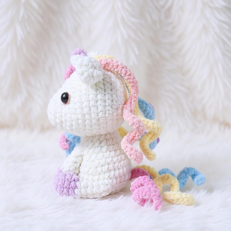 Unicorn Amigurumi Crochet Pattern - Adorable DIY Stuffed Animal Toy - Instant Download PDF - Image 3
