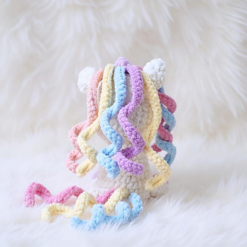 Unicorn Amigurumi Crochet Pattern - Adorable DIY Stuffed Animal Toy - Instant Download PDF - Image 4