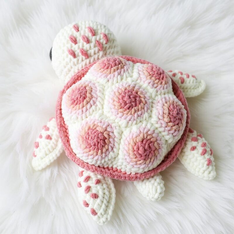 Graceful Turtle Amigurumi Crochet Pattern - Adorable DIY Stuffed Animal Toy - Instant Download PDF - Image 4