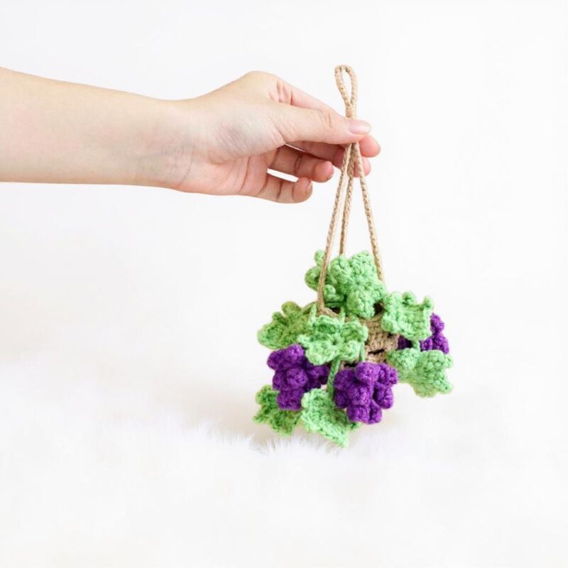 Grape Basket Amigurumi Crochet Pattern - Adorable DIY Fruit Basket Toy - Instant Download PDF - Image 3
