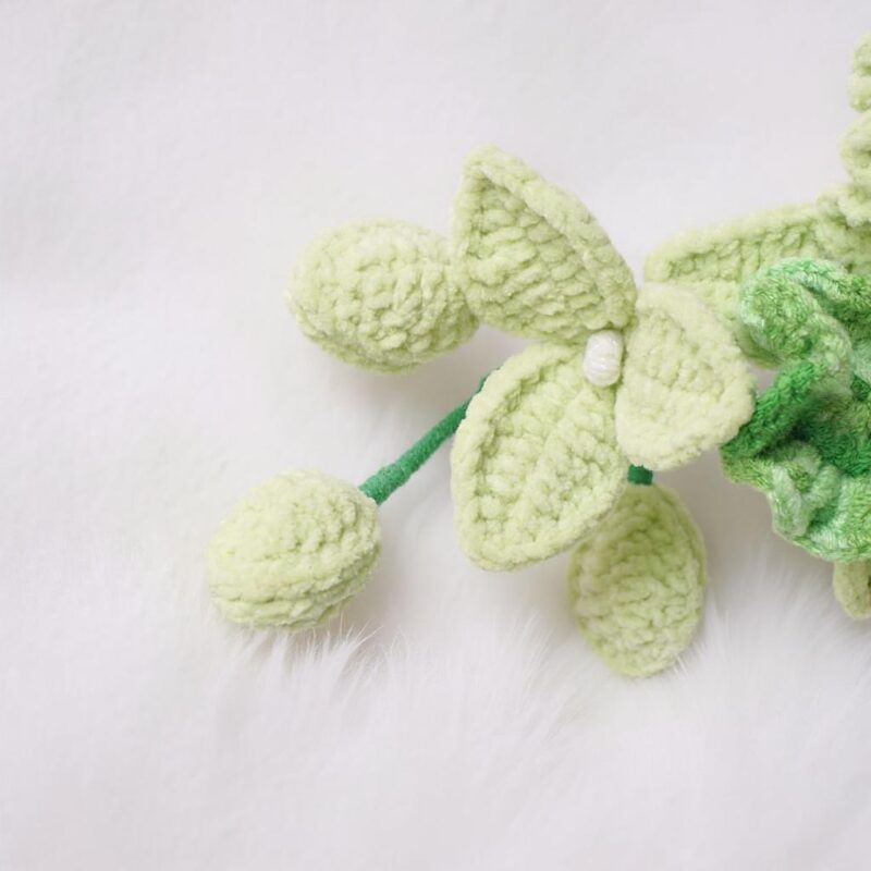 Orchid Amigurumi Crochet Pattern - Elegant DIY Potted Plant Decor - Instant Download PDF - Image 5
