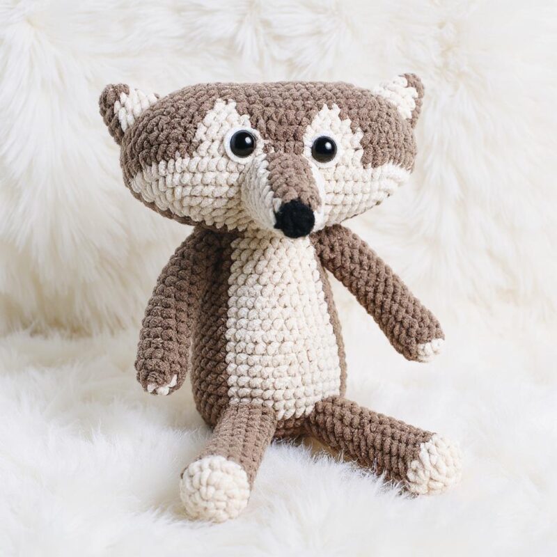 Grey Fox Amigurumi Crochet Pattern - Adorable DIY Stuffed Animal Toy - Instant Download PDF - Image 2