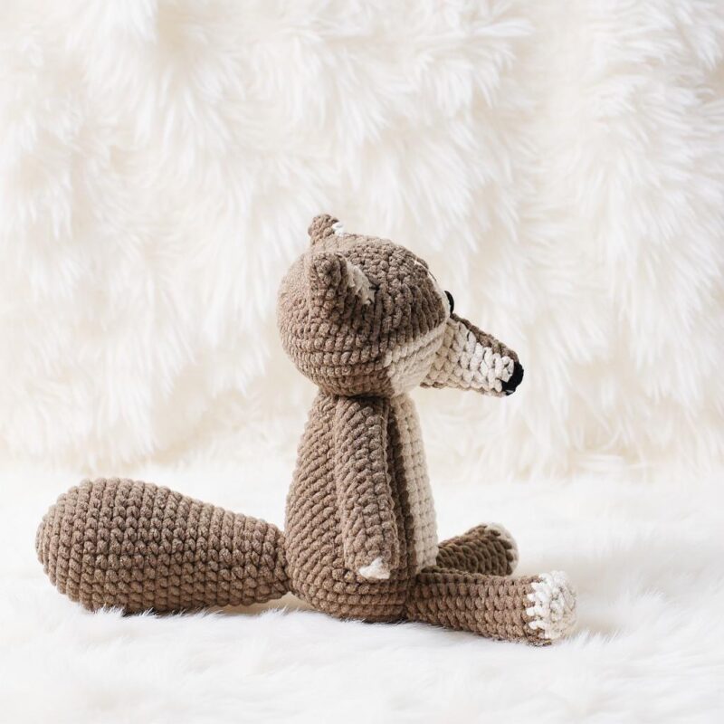 Grey Fox Amigurumi Crochet Pattern - Adorable DIY Stuffed Animal Toy - Instant Download PDF - Image 3