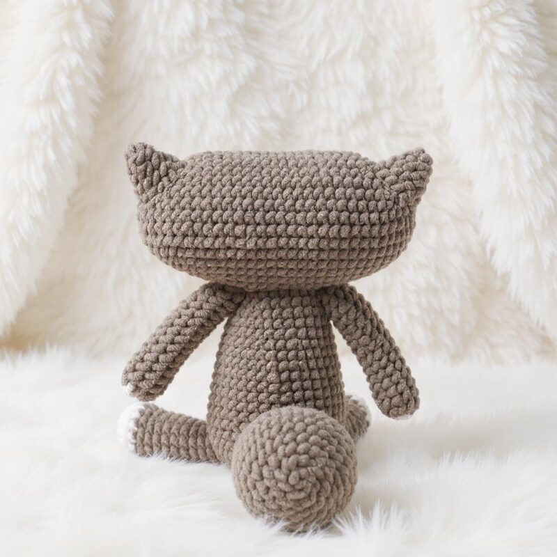 Grey Fox Amigurumi Crochet Pattern - Adorable DIY Stuffed Animal Toy - Instant Download PDF - Image 4