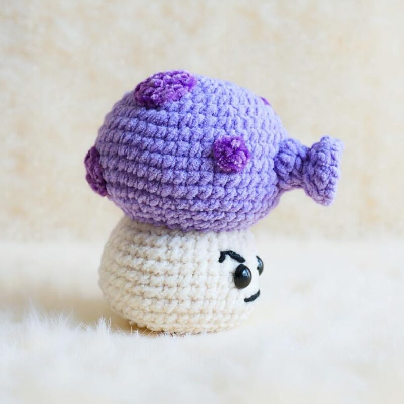 Grumpy Mushroom Amigurumi Crochet Pattern - Adorable DIY Stuffed Toy - Instant Download PDF - Image 3