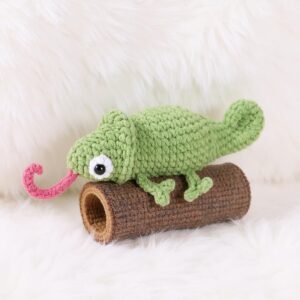 Gus the Gecko Amigurumi Crochet Pattern - Adorable Low-Sew - DIY Stuffed Animal Toy - Instant Download PDF