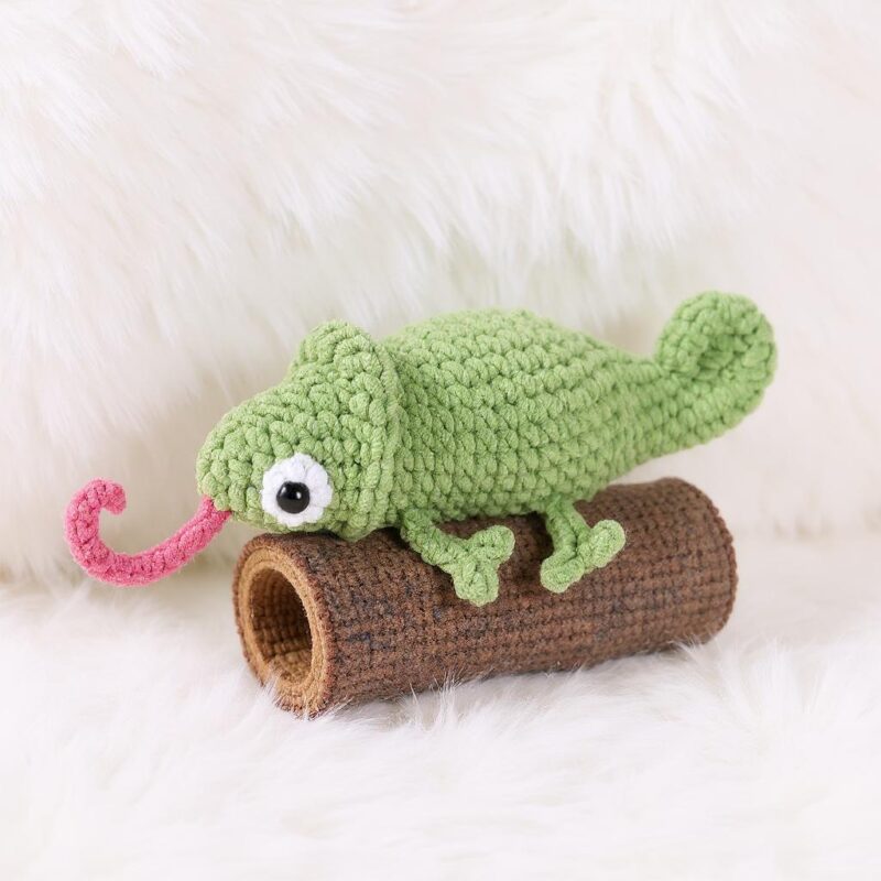 Gus the Gecko Amigurumi Crochet Pattern - Adorable Low-Sew - DIY Stuffed Animal Toy - Instant Download PDF