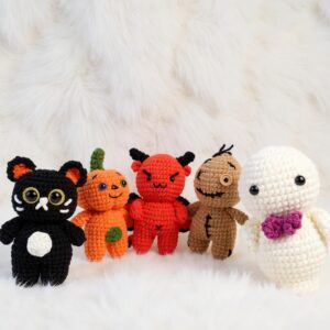 Spooky Halloween Amigurumi Crochet Pattern Bundle - Cute DIY Stuffed Toys - Instant Download PDF