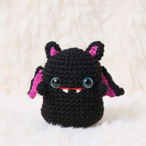 Halloween Bat & Ghost Amigurumi Crochet Pattern - Spooky Cute DIY Stuffed Animal Toys - Instant Download PDF