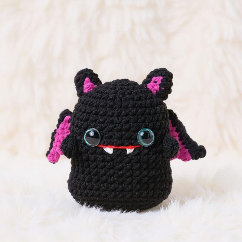 Halloween Bat & Ghost Amigurumi Crochet Pattern - Spooky Cute DIY Stuffed Animal Toys - Instant Download PDF