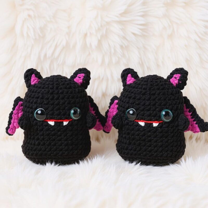 Halloween Bat & Ghost Amigurumi Crochet Pattern - Spooky Cute DIY Stuffed Animal Toys - Instant Download PDF - Image 3