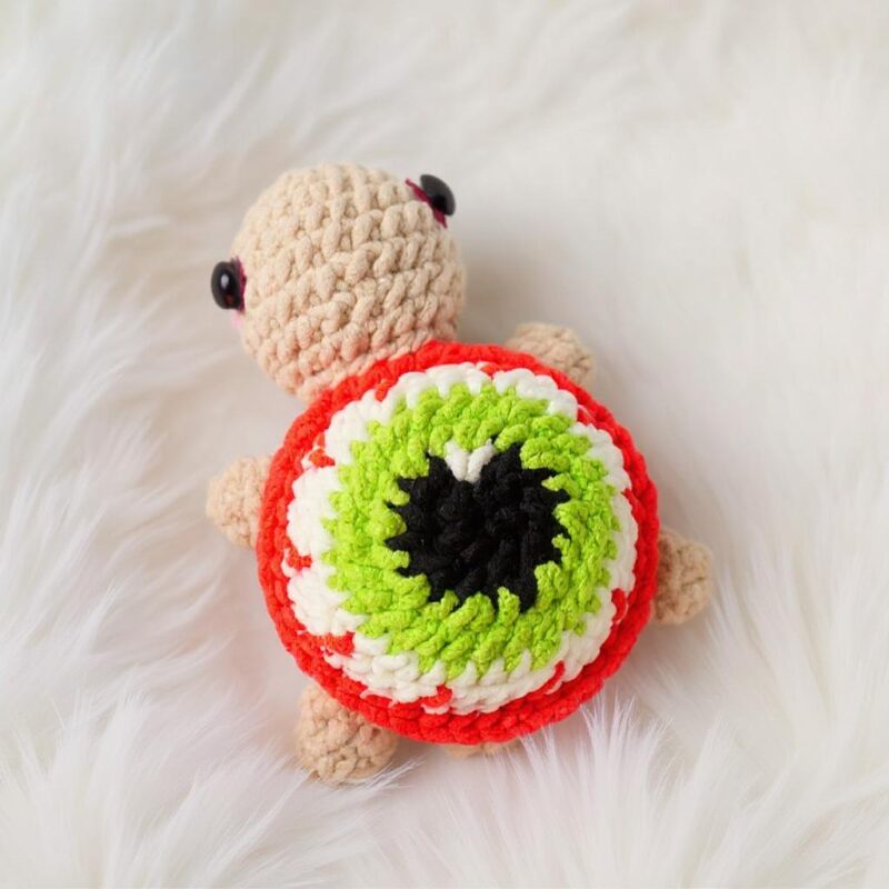 Halloween Eyeball Turtle Amigurumi Crochet Pattern - No-Sew - DIY Spooky Stuffed Animal Toy - Instant Download PDF - Image 2