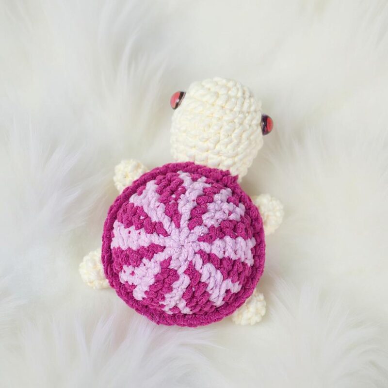 Halloween Candy Turtle Amigurumi Crochet Pattern - No-Sew - DIY Stuffed Animal Toy - Instant Download PDF