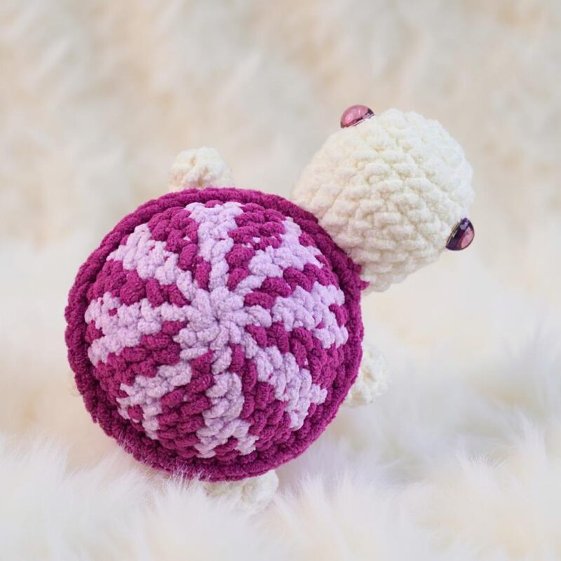 Halloween Candy Turtle Amigurumi Crochet Pattern - No-Sew - DIY Stuffed Animal Toy - Instant Download PDF - Image 4
