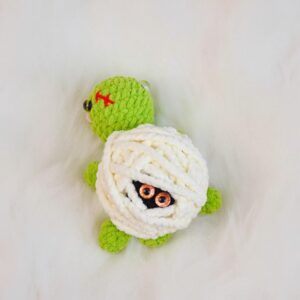 Frankenstein Turtle Amigurumi Crochet Pattern - Easy No-Sew - DIY Halloween Stuffed Toy - Instant Download PDF