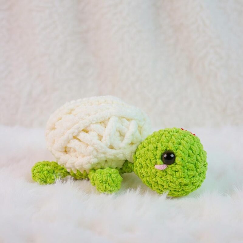 Frankenstein Turtle Amigurumi Crochet Pattern - Easy No-Sew - DIY Halloween Stuffed Toy - Instant Download PDF - Image 7