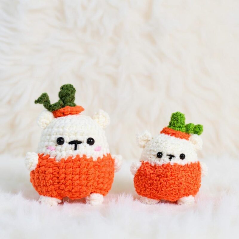Pumpkin Bear Amigurumi Crochet Pattern - Adorable DIY Stuffed Animal Toy - Instant Download PDF - Image 2