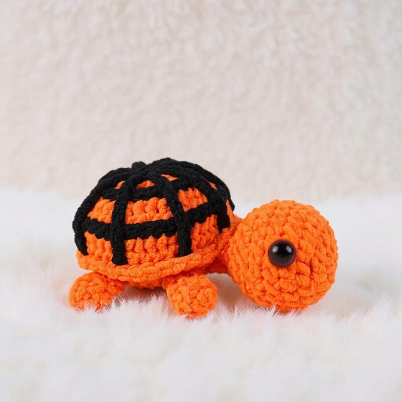 Halloween Spider Turtle Amigurumi Crochet Pattern - No-Sew - DIY Spooky Stuffed Toy - Instant Download PDF - Image 3