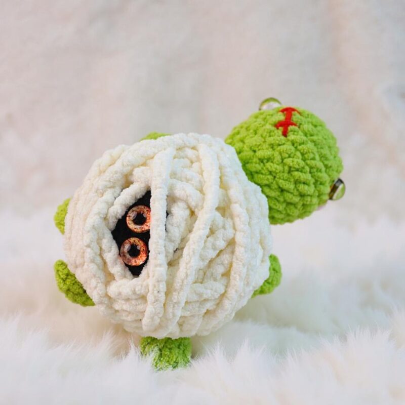 Halloween Turtle Amigurumi Crochet Pattern - No-Sew - DIY Stuffed Animal Toy - Instant Download PDF - Image 5
