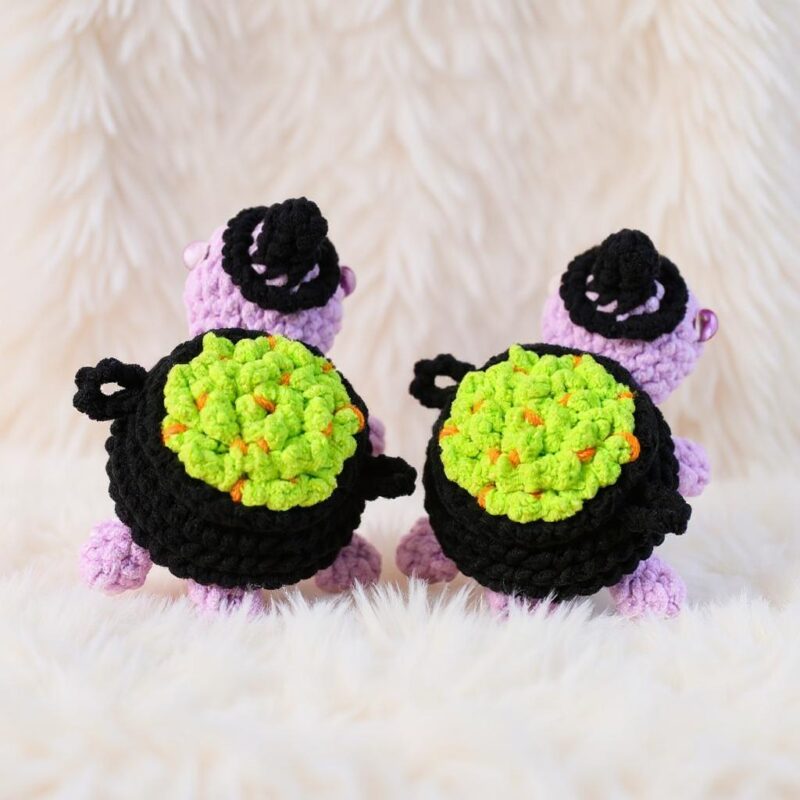 Halloween Turtle Amigurumi Crochet Pattern - No-Sew - DIY Stuffed Animal Toy - Instant Download PDF - Image 7