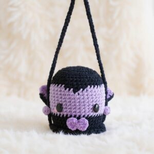 Vampire Couple on Swing Amigurumi Crochet Pattern - Spooky Cute - DIY Stuffed Animal Toy - Instant Download PDF
