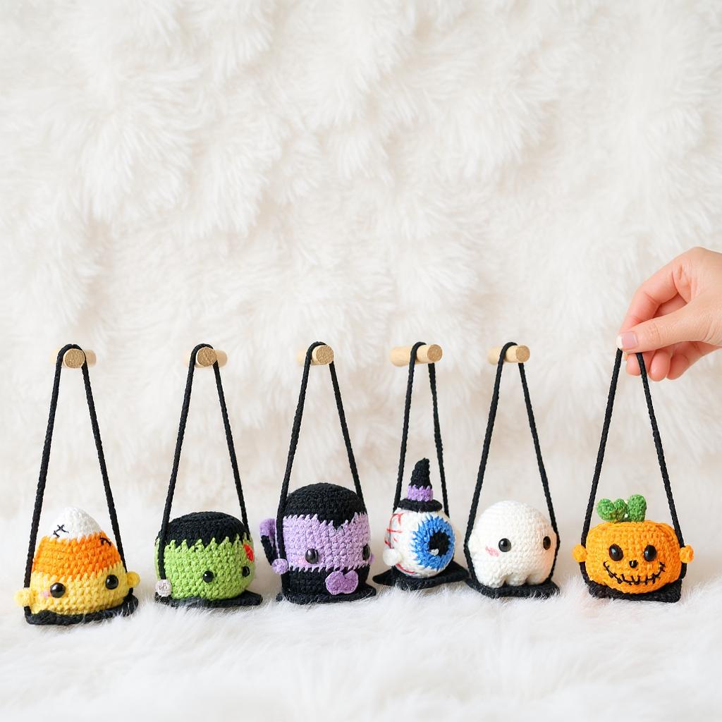 Wicked Wheel Amigurumi Crochet Pattern Bundle - Spooky DIY Halloween Decor - Instant Download PDF 1 Wicked Wheel Amigurumi Crochet Pattern Bundle - Spooky DIY Halloween Decor - Instant Download PDF