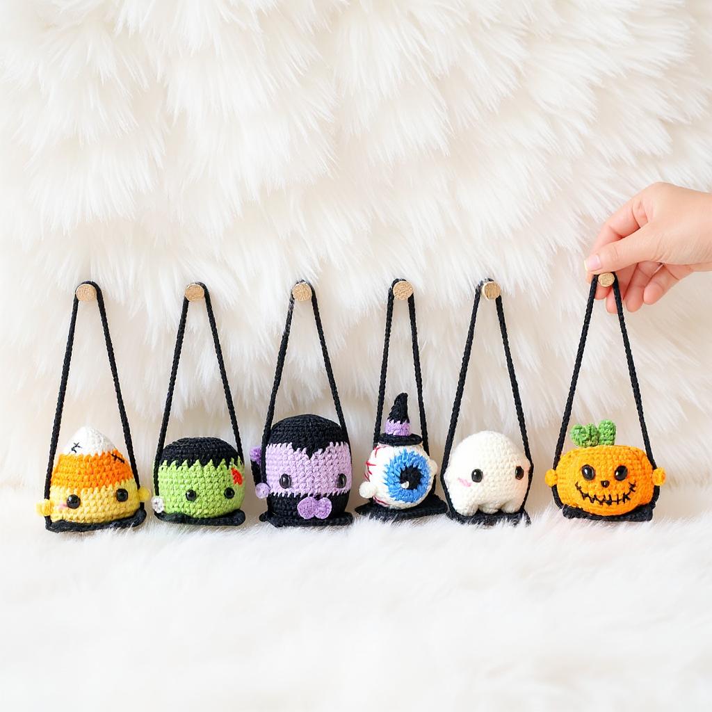 Wicked Wheel Amigurumi Crochet Pattern Bundle - Spooky DIY Halloween Decor - Instant Download PDF 2 Wicked Wheel Amigurumi Crochet Pattern Bundle - Spooky DIY Halloween Decor - Instant Download PDF - Image 2