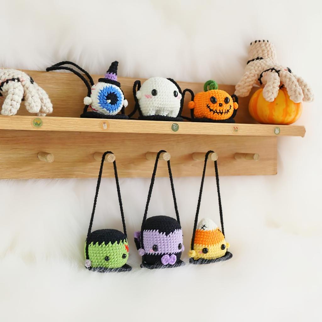 Wicked Wheel Amigurumi Crochet Pattern Bundle - Spooky DIY Halloween Decor - Instant Download PDF 3 Wicked Wheel Amigurumi Crochet Pattern Bundle - Spooky DIY Halloween Decor - Instant Download PDF - Image 3