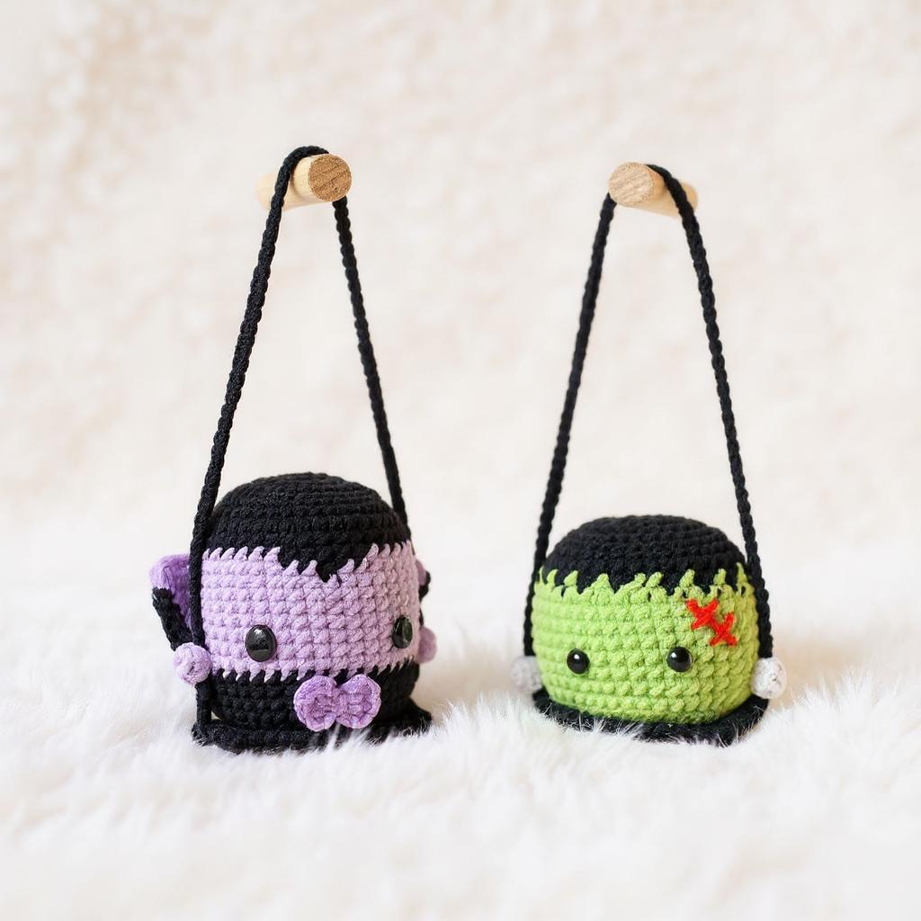 Wicked Wheel Amigurumi Crochet Pattern Bundle - Spooky DIY Halloween Decor - Instant Download PDF 4 Wicked Wheel Amigurumi Crochet Pattern Bundle - Spooky DIY Halloween Decor - Instant Download PDF - Image 4