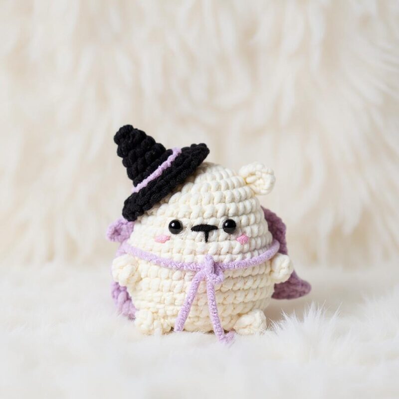 Witchy Bear Amigurumi Crochet Pattern - Spooky Cute DIY Stuffed Animal Toy - Instant Download PDF - Image 2