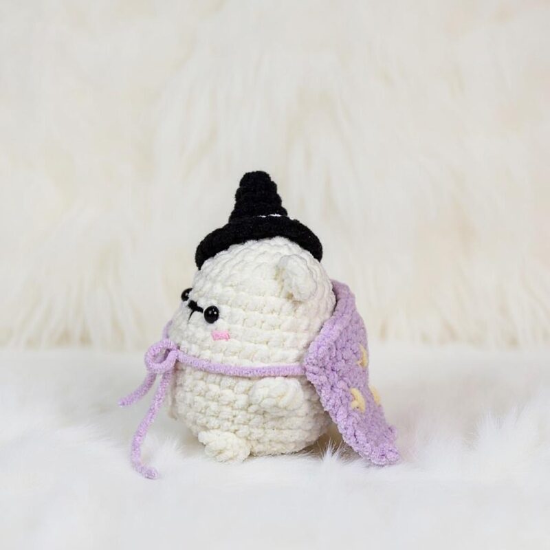 Witchy Bear Amigurumi Crochet Pattern - Spooky Cute DIY Stuffed Animal Toy - Instant Download PDF - Image 4
