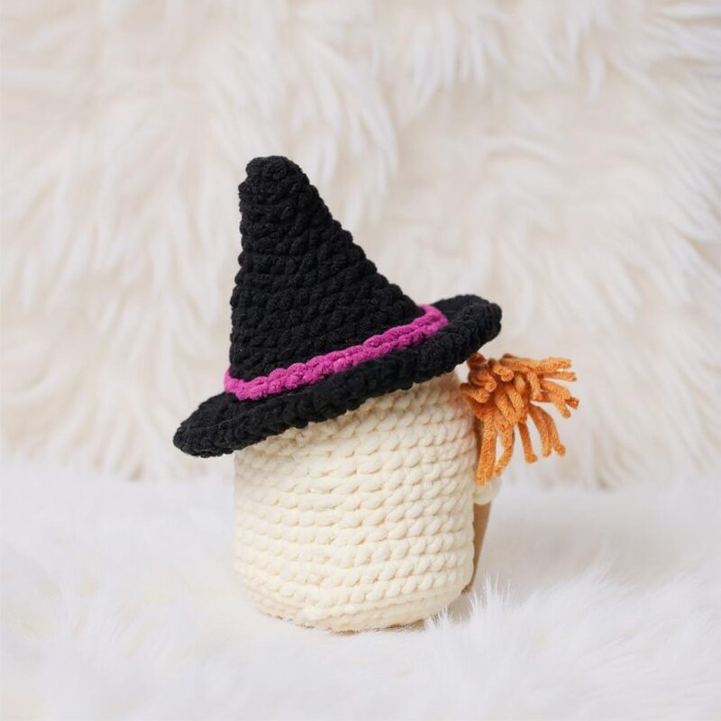 Witchy Ghost Amigurumi Crochet Pattern - Adorable DIY Halloween Toy - Instant Download PDF - Image 5