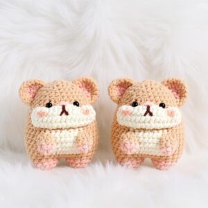 Hamster Amigurumi Crochet Pattern - Adorable DIY Stuffed Animal Toy - Instant Download PDF