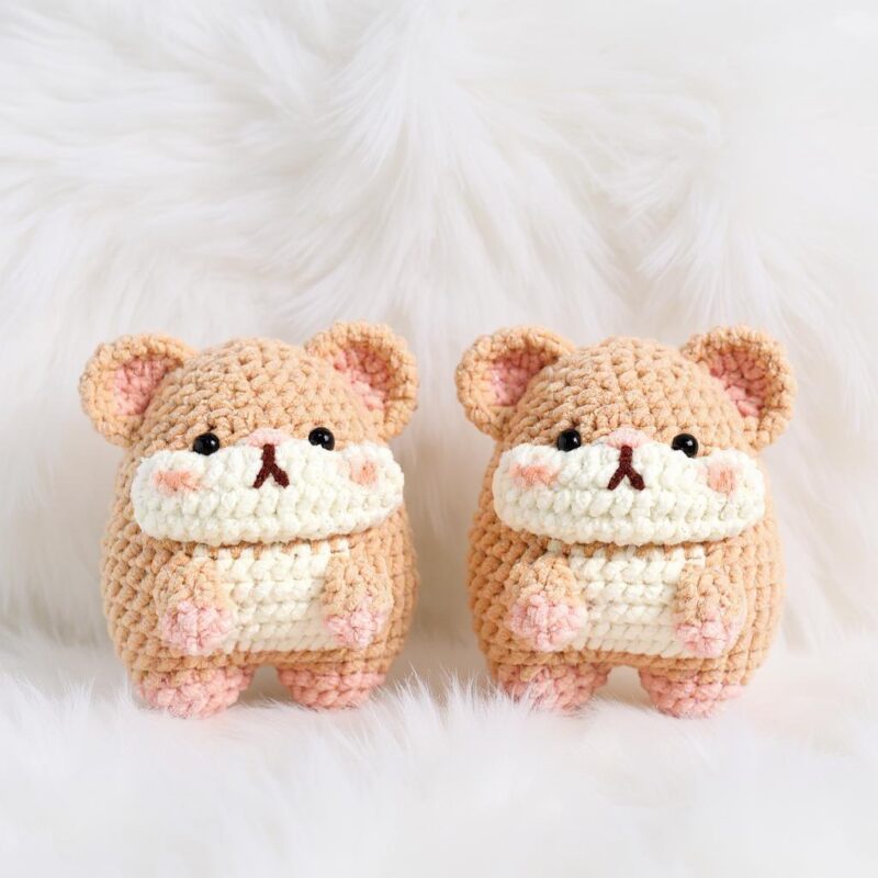Hamster Amigurumi Crochet Pattern - Adorable DIY Stuffed Animal Toy - Instant Download PDF