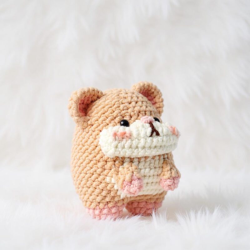 Hamster Amigurumi Crochet Pattern - Adorable DIY Stuffed Animal Toy - Instant Download PDF - Image 3