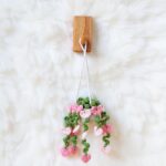 Heart Flower Basket Amigurumi Crochet Pattern - Charming DIY Car Hanging Decor - Instant Download PDF