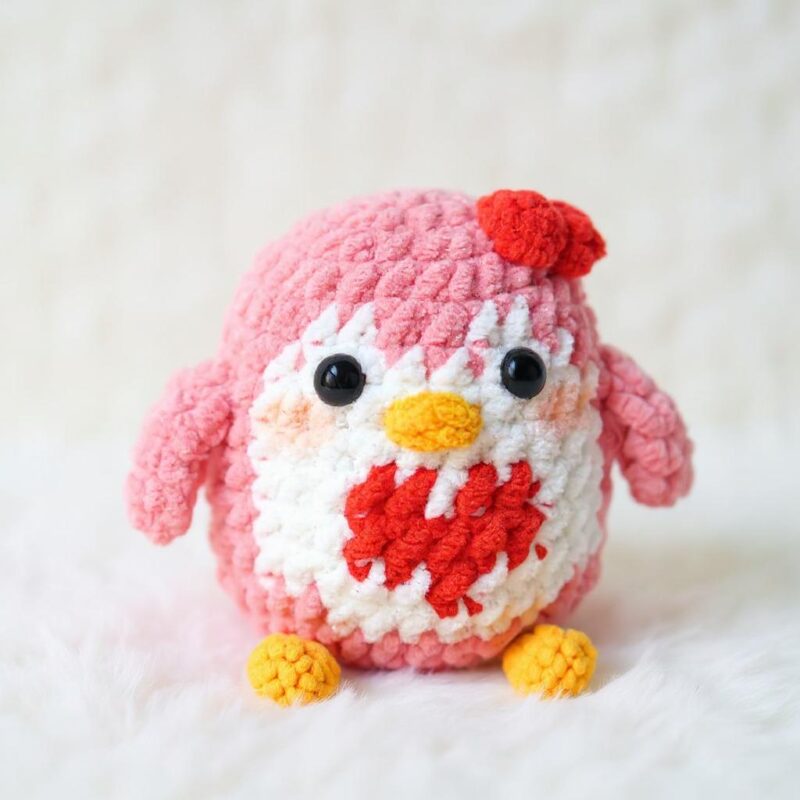 Heart Penguin Amigurumi Crochet Pattern - Adorable DIY Stuffed Animal Toy - Instant Download PDF - Image 3