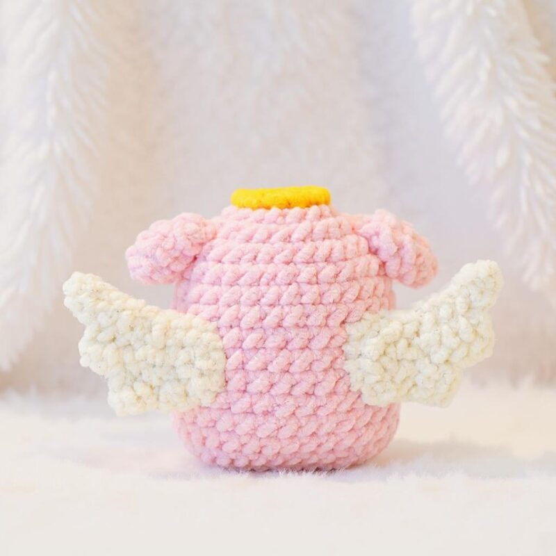 Heartful Cupid Pig Amigurumi Crochet Pattern - Adorable DIY Stuffed Animal Toy - Instant Download PDF - Image 4