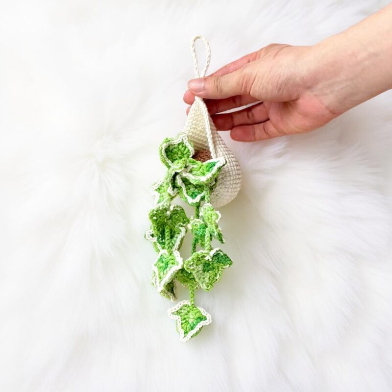 Hedera Ivy Plant Basket Amigurumi Crochet Pattern - Charming DIY Plant Decor - Instant Download PDF - Image 5