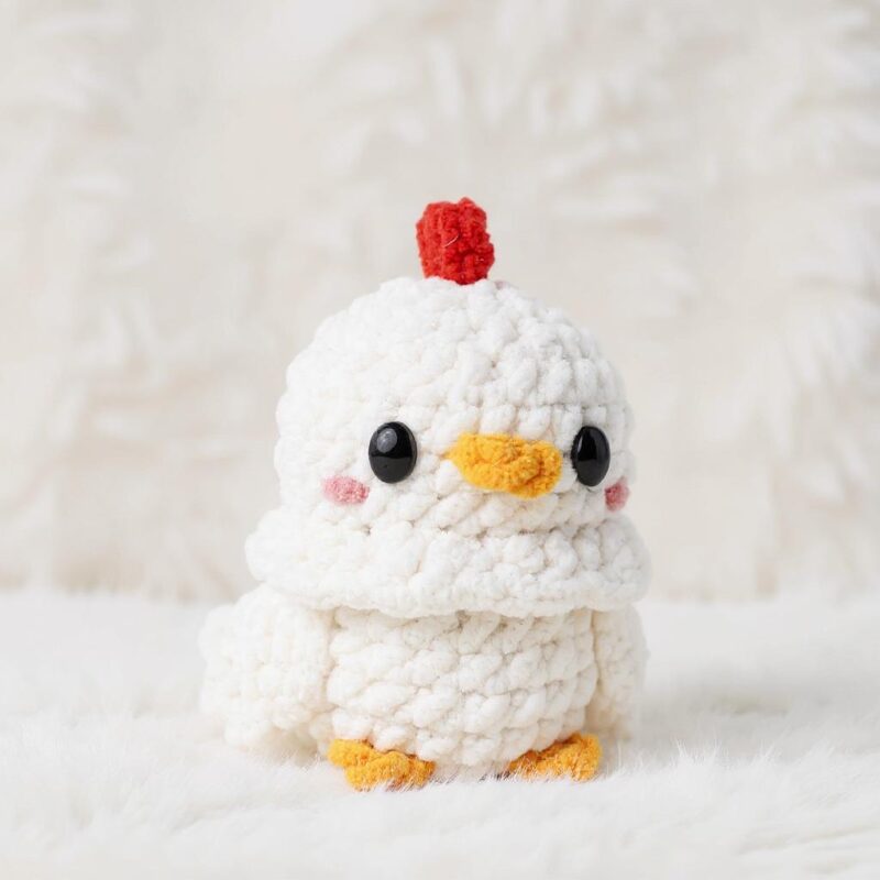 Hen Amigurumi Crochet Pattern - Charming DIY Stuffed Animal Toy - Instant Download PDF