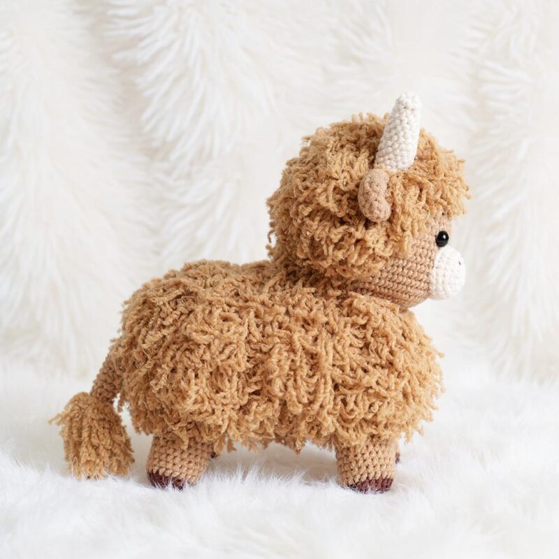 Highland Cow Amigurumi Crochet Pattern - Adorable DIY Stuffed Animal Toy - Instant Download PDF - Image 5
