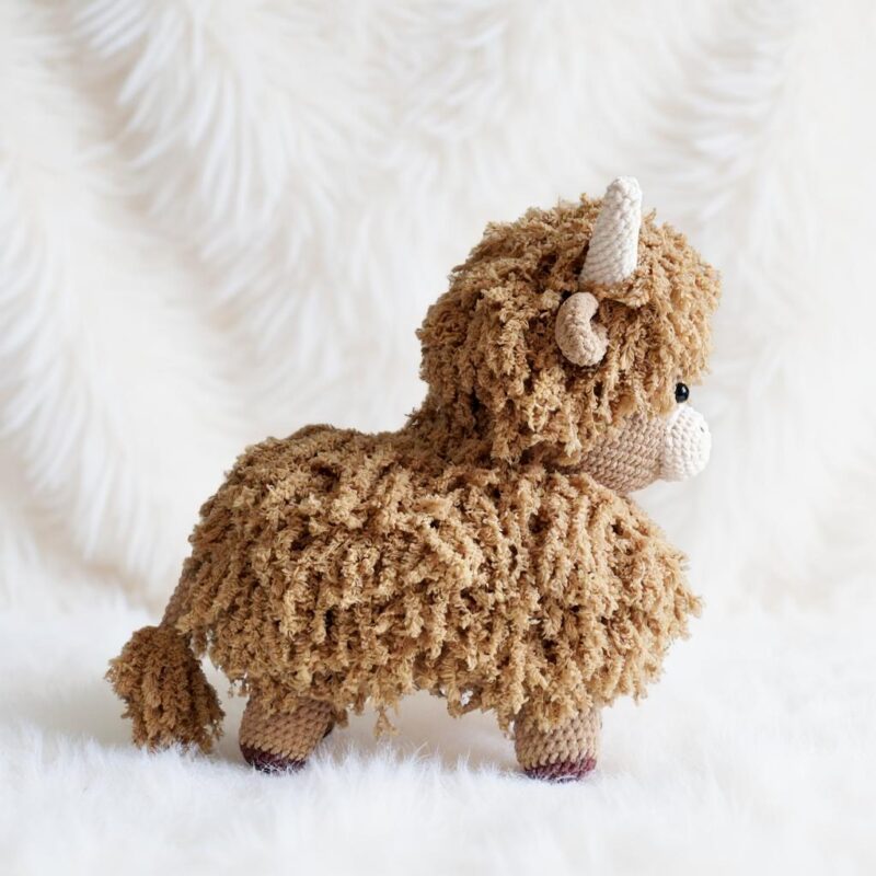 Highland Cow Amigurumi Crochet Pattern Bundle - Adorable DIY Stuffed Animal Toys - Instant Download PDF - Image 3