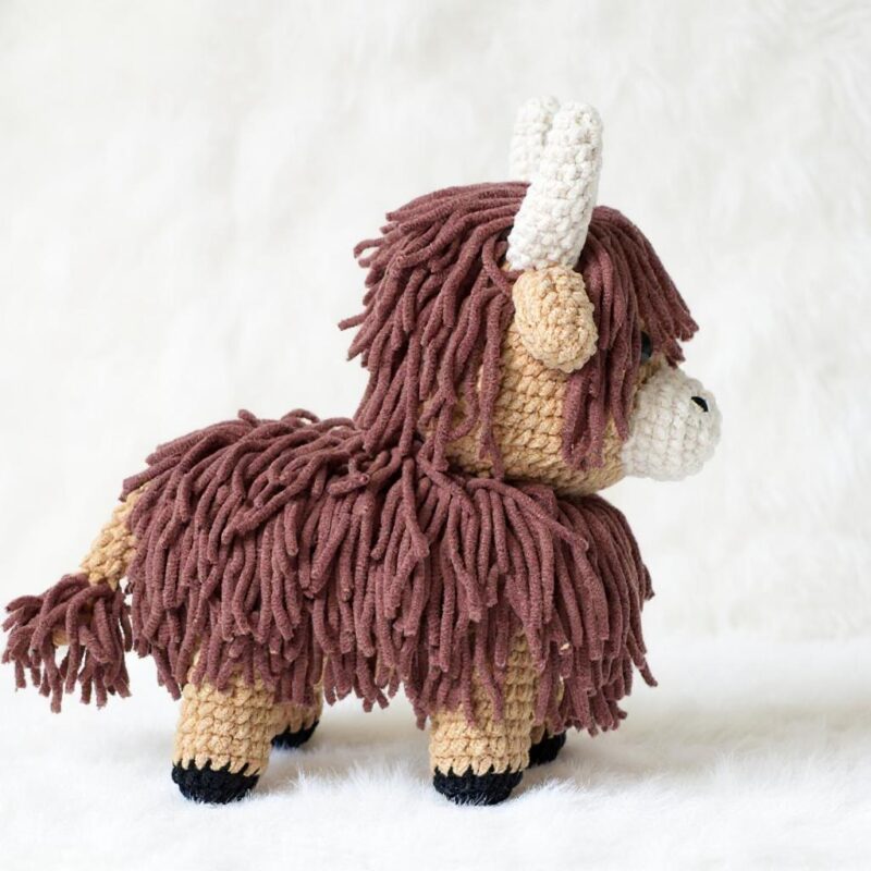 Highland Cow Amigurumi Crochet Pattern Bundle - Adorable DIY Stuffed Animal Toys - Instant Download PDF - Image 7