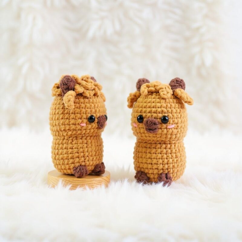 Highland Cow Amigurumi Crochet Pattern - Adorable Low-Sew - DIY Stuffed Animal Toy - Instant Download PDF - Image 2