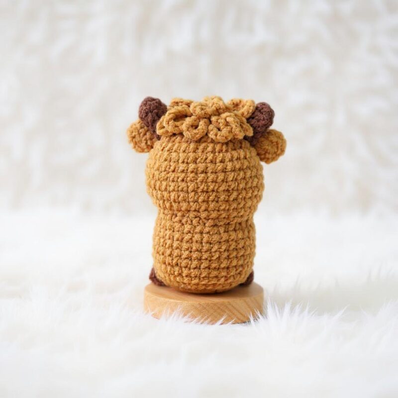 Highland Cow Amigurumi Crochet Pattern - Adorable Low-Sew - DIY Stuffed Animal Toy - Instant Download PDF - Image 3