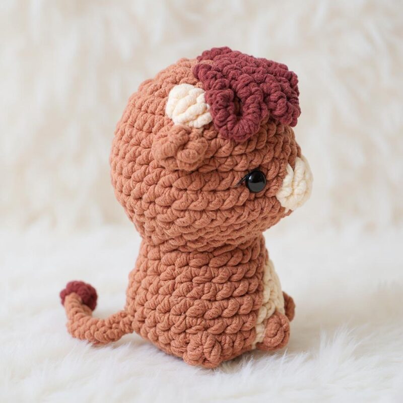 Highland Cow Amigurumi Crochet Pattern - No-Sew - DIY Stuffed Animal Toy - Instant Download PDF - Image 4