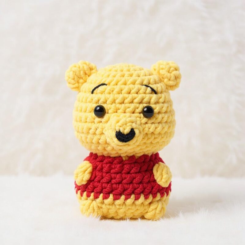Honey Bear Amigurumi Crochet Pattern - Adorable DIY Stuffed Animal Toy - Instant Download PDF