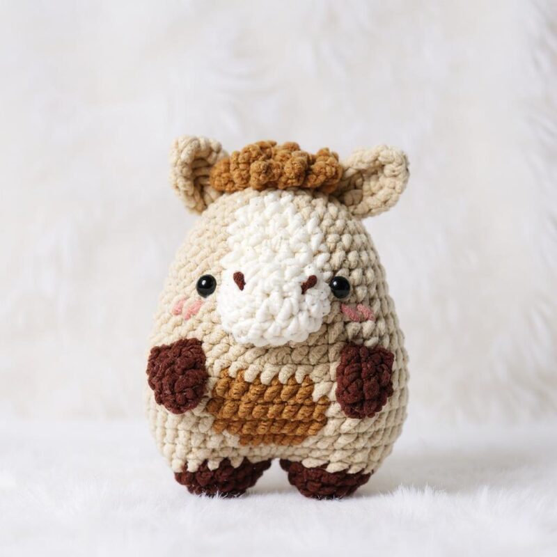 Horse Amigurumi Crochet Pattern - Adorable DIY Stuffed Animal Toy - Instant Download PDF